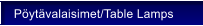 P�yt�valaisimet/Table Lamps