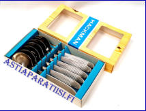 HACKMAN, Sorsakoski,Scandia Ruokalusikka, Design:Kaj Franck,alkuper�ispakkaus uusi ja k�ytt�m�t�n,Ruostumatonta ter�st�,Suunniteltu vuonna 1960, pituus n. 18,5 cm, 6 kpl, 90� / pakkaus,( Tuote nro 135AT )