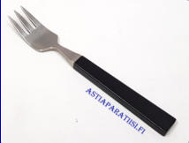 HACKMAN, Sorsakoski,"Triennale" J�lkiruokahaarukka,Design:Bertel Gardberg, pituus n. 15,5 cm, 4 kpl, 15 � /kpl( Tuote nro 165AT )