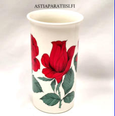 ARABIA,Kukkamaljakko " Rosa polyantha" Botanica,Design:Esteri Tomula,Valmistettu 1983-85-luku,Korkeus n. 14 cm, halkaisija n. 7,8 cm,1 kpl,68 � /kpl ( Tuote nro / Item #151E )