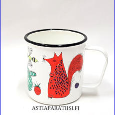 FINEL EMALI,  Nooan arkki,lasten muki, Design:Gunvor Olin-Gr�nqvist,Vuosi, 1971,todella hyv�ss� kunnossa,  halkaisija n.7,5 cm,Korkeus n. 8 cm,0kpl, (Tuote nro / Item 246N)