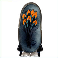 ARABIA, Sein�laatta " Keltaiset Ruusunnuput ", Design:Helj� Liukko-Sundstr�m, Valmistettu 1981,Korkeus n. 23 cm, leveys n. 11 cm,0kpl,( Tuote nro / Item #180HL )