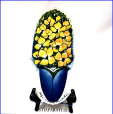 ARABIA, Sein�laatta " Aurinkoinen ", Design:Helj� Liukko-Sundstr�m, Valmistettu 1990,Korkeus n. 23 cm, leveys n. 11 cm 65 �( Tuote nro / Item #188HL )