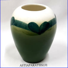 ARABIA, Kaarisillat, vaasi  signeerattu,Design:Helj� Liukko-Sundstr�m,Valmistusvuosi 1996 ,Korkeus n. 13,5 cm,85 �( Tuote nro / Item #276HL )