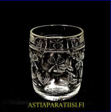 NUUTAJ�RVI LASI, Apila juomalasi,Design:Kerttu Nurminen,Korkeus n.9 cm, halkaisija n.6,7 cm, 3 kpl,24� /kpl ( Tuote nro / Item #107J )