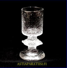 IITTALA,Festivo 1 solmu Juhlalasi Senaattori ryyppylasi / snapsilasi,Design:Timo Sarpaneva,valmistettu  1968-1981-luku,Korkeus n.11 cm, halkaisija n.4,8 cm, 12 kpl,42� /kpl ( Tuote nro / Item #119J )