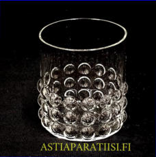 RIIHIM�EN LASI, Grappo lasi,Design: Nanny Still,Korkeus n.7 cm, halkaisija n.6 cm, 6 kpl,15� /kpl ( Tuote nro / Item #122J )