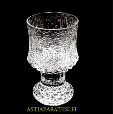 IITTALA, Ultima Thule v�kev� viini,vanhaa tuotantoa,Design:Tapio Wirkkala,Tuotannossa: 1968 ,Korkeus n.9,6 cm, halkaisija n.5,8 cm, 2 kpl,24� /kpl ( Tuote nro / Item #147J )