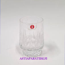 IITTALA ,Wellamo / Vellamo,snapsilasi,Design: Valto Kokko,tuotannossa: 1985,Korkeus n.6 cm ,halkaisija n.3,8 cm,0 kpl,( Tuote nro / Item #189J )