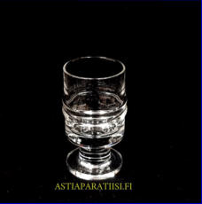 IITTALA, Pisaranrengas Snapsilasi,Design:Timo Sarpaneva,Tuotannossa 1963,Korkeus n.7,5 cm ,halkaisija n.4 cm, 3kpl,9 �/kpl,( Tuote nro / Item #211J )