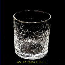ARABIA,W�RTSIL�,Relief Juomalasi,Design:Heikki Orvola,Tuotannossa 1970,Korkeus n.6,5 cm,halkaisija n.6 cm,3 kpl, 12 �/kpl ( Tuote nro / Item #236J )