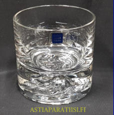 NUUTAJ�RVI, Himalaja whiskylasi, Design:Bj�rn Weckstr�m,Tuotannossa 1977-95,Korkeus n.7,2 cm ,halkaisija n.7,4 cm, 0 kpl,( Tuote nro / Item #255J )
