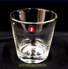 IITTALA, Kartio kirkas juomalasi 21 cl,  Design:Kaj Franck ,korkeus n.8 cm ,halkaisija n.7,8 cm, 9 kpl,6 �/kpl,( Tuote nro / Item #265J )