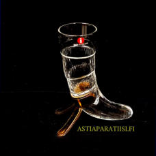IITTALA, "Harald" Snapsisarvi, Vetoisuus 8 cl.Design:Valto Kokko,Tuotannossa 1985-1997,Korkeus n.11 cm ,halkaisija n. 9 cm,8 kpl,18 � / kpl.( Tuote nro / Item #301J )