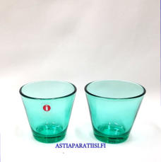 IITTALA, Kartio snapsilasi Omenanvihre�, Design:Kaj Franck,Korkeus n.5,6 cm , Halkaisija n.6 cm, 0 kpl,( Tuote nro / Item #482J )