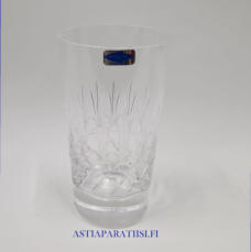 NUUTAJ�RVI, Leo Grogilasi,k�sinhiottu kristalli,Korkeus n.13,8 cm ,halkaisija n.7,6 cm, 2 kpl,45�/kpl,( Tuote nro / Item #621J )'