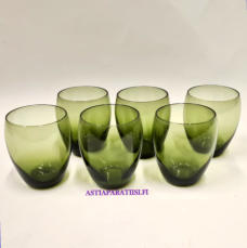 NUUTAJ�RVI, Snapsilasi,Design:Saara Hopea,Korkeus n.6 cm ,halkaisija n.4,3 cm, 6kpl,15�/kpl,( Tuote nro / Item #625J )'