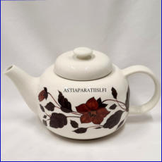ARABIA, Tea For Two teekannu, Design:Gunvor Olin-Gr�nqvist,todella hyv�kuntoinen,1978-1981-luvulta,Korkeus ilman kantta n.12 cm,1kpl,148�/kpl,( Tuote nro / Item #117KK )