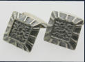 Viikinniemi Martti & CO Ky, Hopeiset kalvosinnapit v. 1970, mitat n. 2cm x 1,8cm, 0kpl