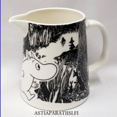 ARABIA, Muumi Seikkailu, kaadin , Design: Tove Slotte-Elevant,  Valmistusvuosi 2008-2013,korkeus n.14,5 cm,0kpl ( Tuote nro / Item #112D)