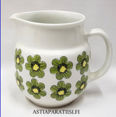 ARABIA, Primavera maitokannu / kaadin 1L,Design:Esteri Tomula, malli G�ran B�ck.1967-1974-luvulta,korkeus n.13,7 cm,1kpl,130�/kpl ( Tuote nro / Item #136D)