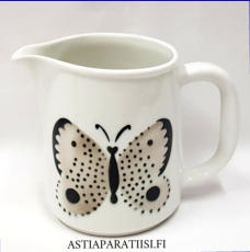 ARABIA, Perho koriste maitokannu 75 cl Design:Birger Kaipiainen,1960 -luvulta,korkeus n.12,8 cm,1kpl,120�/kpl  ( Tuote nro / Item #155D) 