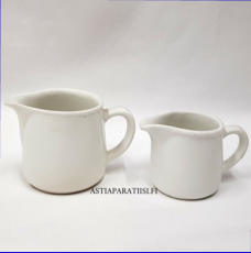 ARABIA,pikkukannu,mitat n.( 8,5cm x 5,5cm x 5,5cm,hinta,75�/kpl ) ja ( 7,3cm x 4,1cm x 4,7cm,hinta, 50�/kpl ) 1949-1964-luku ( Tuote nro / Item #193D)