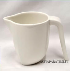 ARABIA,EGO, kaadin, kannu, kermakko,Design:Stefan Lindfors, korkeus n.10,8 cm,0 kpl,( Tuote nro / Item #204D)