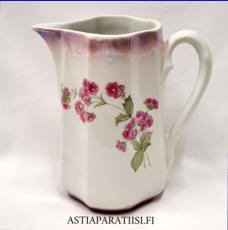 ARABIA,SI kaadin, 1.3 l valmistettu posliinista 1906-1923 ja siit� eteenp�in fajnssisena vuoteen 1941 saaka,tosi hyv�kuntoinen,korkeus n.19 cm,1kpl,385�/kpl ( Tuote nro / Item #206D) 