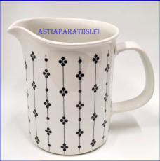 ARABIA, Kartano maitokannu,malli EH ,Design:Esteri Tomula, 1973-1976-luvulta,korkeus n.16 cm,1kpl,115�/kpl ( Tuote nro / Item #209D)