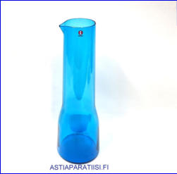 IITTALA,Essence sininen / turkoosi kaadin / karahvi 100 cl,Design:Alfredo H�berli,tuotannossa 2005-luku,korkeus n.30 cm,1kpl,85� ( Tuote nro / Item # 104K)
