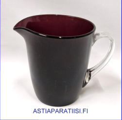 NUUTAJ�RVI ,Kannu 5601, Lila v�ri,Design:Kaj Franck,Korkeus,n. 15 cm, halkaisija,n. 13 cm,1kpl,135� ( Tuote nro / Item # 157K)
