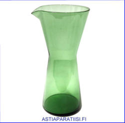 IITTALA,Kartio kaadin, 95 cl, vihre�,Design:Kaj Franck,1990-luvulla,Korkeus,n. 22 cm,halkaisija,n.10 cm,1kpl,130� ( Tuote nro / Item # 175K)