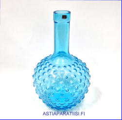 NUUTAJ�RVI, N�ppyl� karahvi, turkoosi v�ri,Korkeus,n. 22,5 cm, halkaisija,n. 13 cm,1kpl,69� ( Tuote nro / Item # 187K)