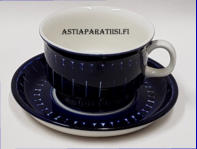 ARABIA,Valencia kahvikuppi,Design:Ulla Procop� ,Kupin korkeus n. 5 cm, halkaisija n. 7,5 cm,Suunniteltu vuonna 1960-2002, 12 kpl,42�/kpl,( Tuote nro 104 Q )