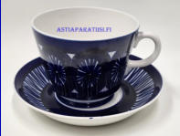 ARABIA,iso teekuppi / muki Fiesta,  Design:Ulla Procop�,Kupin korkeus n. 9,3 cm, halkaisija n. 11,4 cm,Suunniteltu vuonna 1964-71, 0 kpl,( Tuote nro 106 Q )