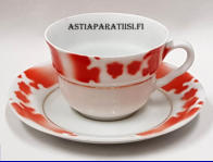 ARABIA,kahvikuppi malli SV ker�ilykappale,Design:Svea Granlund,Kupin korkeus n. 5,5 cm, halkaisija n. 8,9 cm,Suunniteltu vuonna 1932 - 1949, 1 kpl, 44�/kpl ( Tuote nro 181Q )