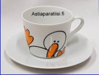 AARIKKA,"Allu"kahvikuppi,Design:Pia K�rkk�inen,Kupin korkeus n.6,3 cm, halkaisija n. 7,5 cm, 4kpl , 34�/ kpl ( Tuote nro 326Q )