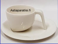 ARABIA, EGO valkoinen espressokuppi /mokkakuppi,Design:Stefan Lindfors,Kupin korkeus n.4,6 cm, halkaisija n. 6 cm, Suunniteltu vuonna 1998, 0 kpl,( Tuote nro 342Q )