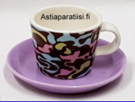ARABIA,KoKo Presso  espressokuppi /mokkakuppi,malli XS,Desien:Kristiina Riska, Kati Tuominen-Niittyl�,Kupin korkeus n.4,8 cm, halkaisija n. 6 cm, 0 kpl, ( Tuote nro 357Q )