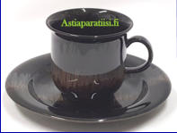 ARABIA,Aurora borealis kahvikuppi,Design: Inkeri Leivo (malli), Markku Mets�m�ki (pattern),Kupin korkeus n. 6,7 cm, halkaisija n. 7,2 cm, Suunniteltu vuonna 1987-1990 (koriste), 7 kpl , 18 �/kpl( Tuote nro 362Q )