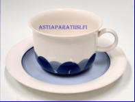 ARABIA, Pudas Arctica Teekuppi, Design:Inkeri Leivo,Kupin korkeus n.6,5 cm, halkaisija n. 9 cm, Suunniteltu vuonna 1981-1987, 0kpl, ( Tuote nro 429Q )