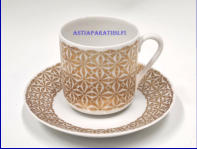 ARABIA, Haaremi mokkakuppi, OC-malli,Design:Esteri Tomula,Kupin korkeus n.5,8 cm, halkaisija n. 5,5 cm, Suunniteltu vuonna 1964-71, 2kpl, 24�/kpl ( Tuote nro 434Q )