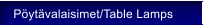 P�yt�valaisimet/Table Lamps