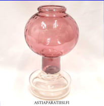 RIIHIM�EN LASI, kynttil�lyhty 2158 Violetti v�ri, Design:Nanny Still,1967-1969-luku, Korkeus n. 23,8 cm,halkaisija n.14,5 cm, 0 kpl, ( Tuote nro / Item #103C )