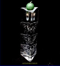 IITTALA,Arkipelago kynttil�njalka,Design:Timo Sarpaneva,Suunniteltu: 1975-luku,mitat Korkeus,n. 22 cm, halkaisija,n. 6,3 cm, 2 kpl,95 � ( Tuote nro / Item #167C )