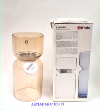 IITTALA,lantern Kynttil�lyhty, Design:Harri Koskinen,Korkeus n. 19 cm,halkaisija n.9 cm, 1kpl, 65� ( Tuote nro / Item #178C )