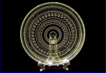 NUUTAJ�RVI,Kastehelmi, lautanen,Design:Oiva Toikka, Huom ! vanha versio,n. 17,5 cm,12kpl, 22�/kpl