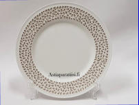 ARABIA,Kimmel pullalautanen / leip�lautanen,Design:Esteri Tomula ,Richard Lindh (malli),lautanen halkaisija n.17,2 cm,Suunniteltu vuonna 1967-1971, 6 kpl,28�/ kpl ( Tuote nro 117PL )