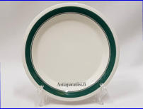 ARABIA,Kirsikka pullalautanen / leip�lautanen,Design:Peter Winquist (malli), Inkeri Sepp�l� (koriste),lautanen halkaisija n.16,8 cm, Suunniteltu vuonna 1970 (malli), 1975 (koriste), 5 kpl,26�/ kpl ( Tuote nro 132PL )
